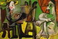 L’artiste et son modèle 5 1964 cubiste Pablo Picasso